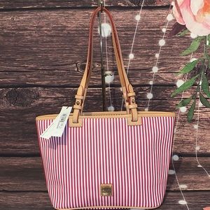 ๐บ DOONEY & BOURKE LEISURE SMALL TOTE RED STRIPE